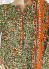 Bin Saeed Stitched 3 Piece Printed Vol-01 Collection'2025-WK-2587-Green