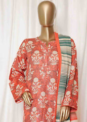 Bin Saeed Stitched 3 Piece Printed Vol-01 Collection'2025-WK-2584-pink