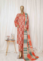 Bin Saeed Stitched 3 Piece Printed Vol-01 Collection'2025-WK-2584-pink