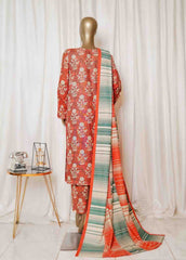 Bin Saeed Stitched 3 Piece Printed Vol-01 Collection'2025-WK-2584-pink