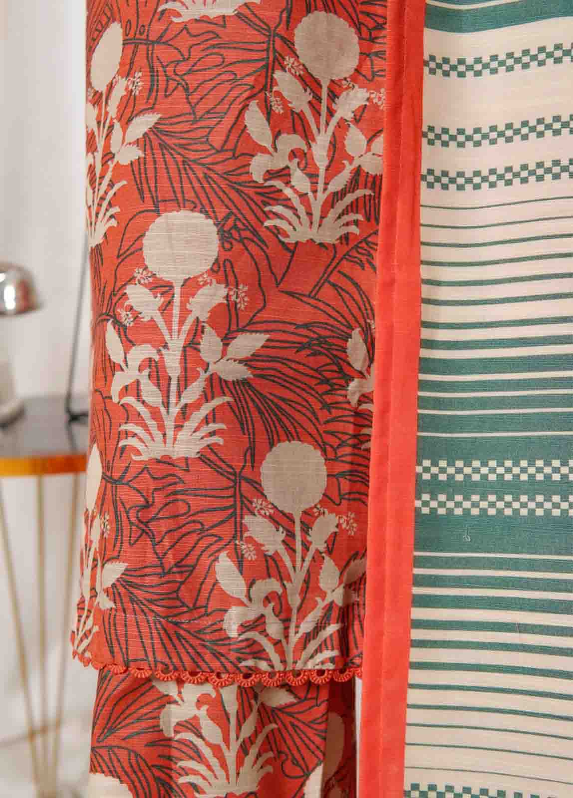Bin Saeed Stitched 3 Piece Printed Vol-01 Collection'2025-WK-2584-pink