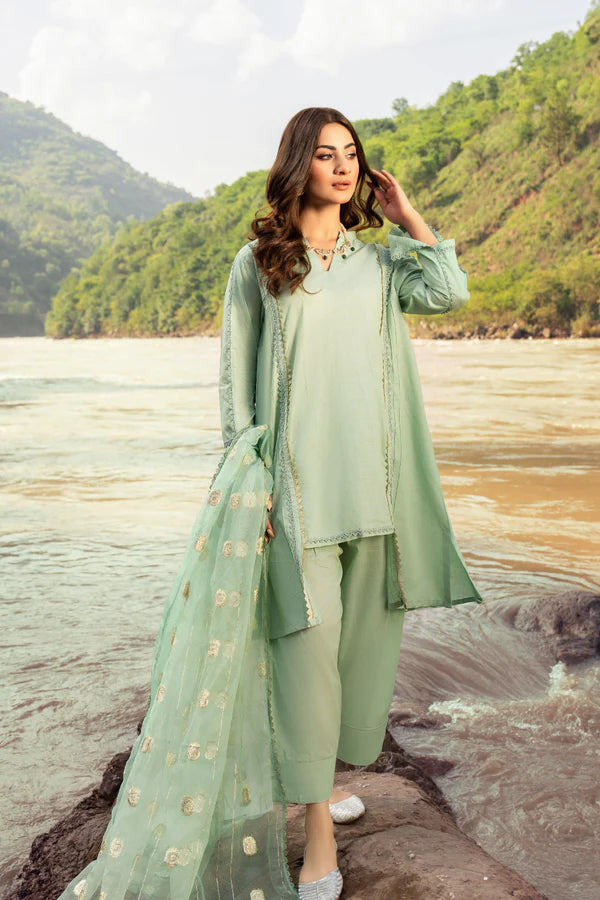 2PC Stitched | Jacquard Shirt + Dupatta ittehad