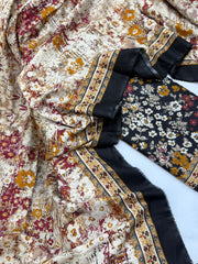 Bin Saeed Printed Lawn Unstitched 3 Piece Suit - D-02