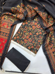 Bin Saeed Printed Lawn Unstitched 3 Piece Suit - D-04