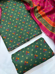 Bin Saeed Printed Lawn Unstitched 3 Piece Suit - D-05