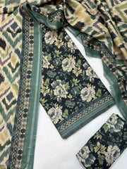 Bin Saeed Printed Lawn Unstitched 3 Piece Suit - D-10
