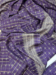 Bin Saeed Printed Lawn Unstitched 3 Piece Suit - D-11