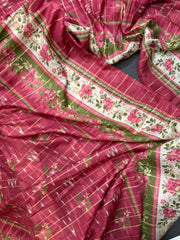 Bin Saeed Printed Lawn Unstitched 3 Piece Suit - D-30