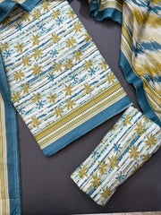 Bin Saeed Printed Lawn Unstitched 3 Piece Suit - D-33