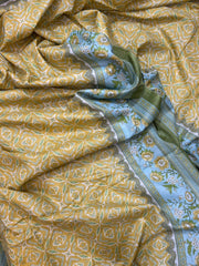 Bin Saeed Printed Lawn Unstitched 3 Piece Suit - D-37