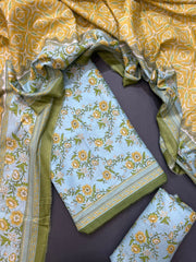 Bin Saeed Printed Lawn Unstitched 3 Piece Suit - D-37
