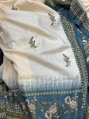 Bin Saeed Printed Lawn Unstitched 3 Piece Suit - D-46