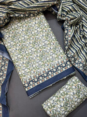 Bin Saeed Printed Lawn Unstitched 3 Piece Suit - D-52