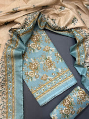 Bin Saeed Printed Lawn Unstitched 3 Piece Suit - D-57