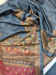 Bin Saeed Printed Lawn Unstitched 3 Piece Suit - D-63