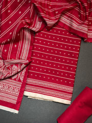 Bin Saeed Printed Khaddar Unstitched 3 Piece Suit - D-10