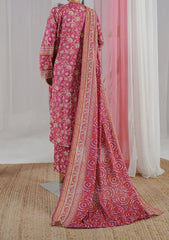 Bin Saeed Stitched 3 Piece Open Front Cutwork Kari Collection'2025-SM-2114-pink