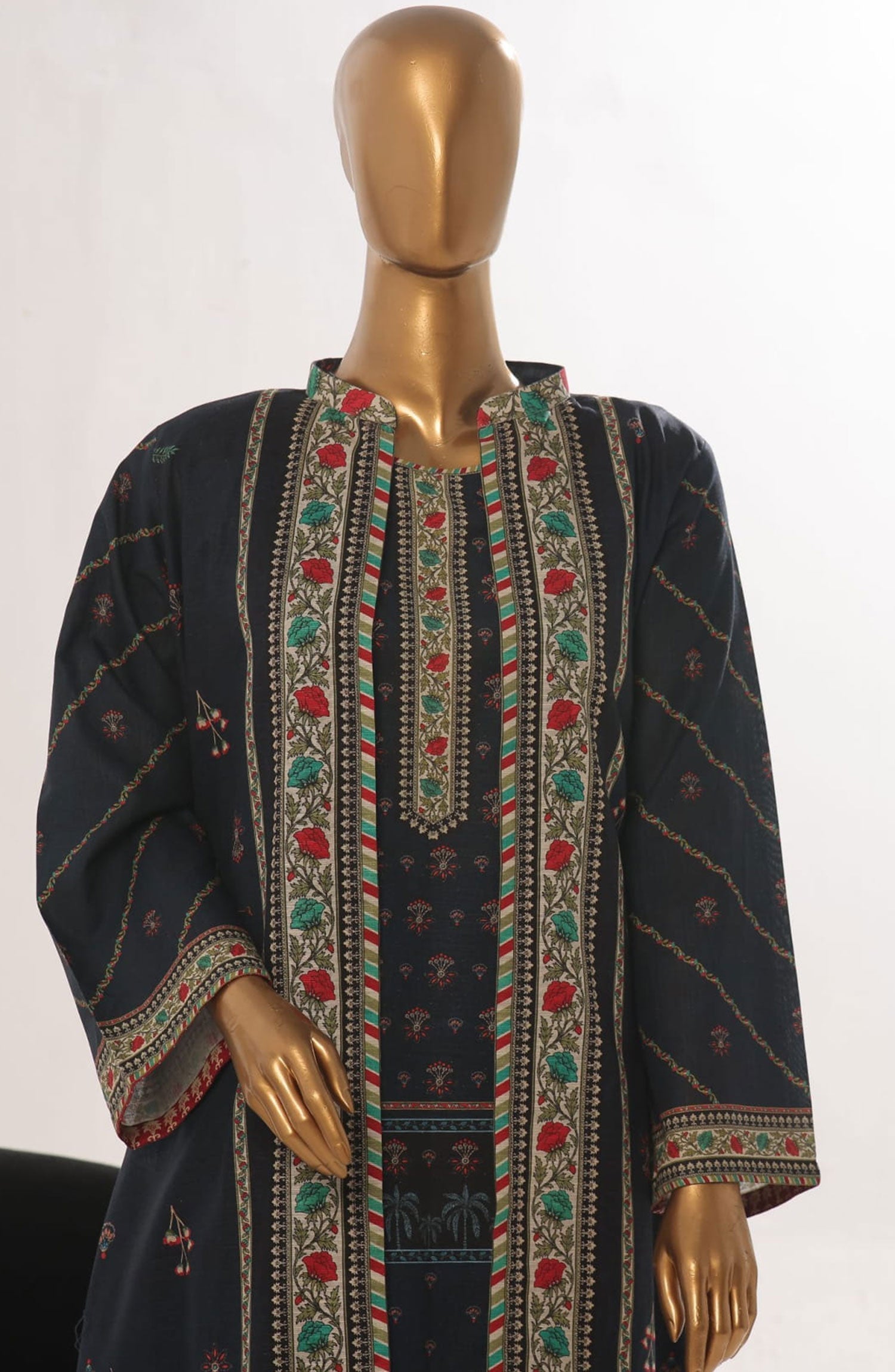Bin Saeed Khaddar Printed Fusion Collection VOl 02 - Design 07