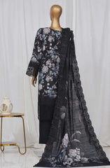 Sadabahar Laser Cutwork Chikankari Embroidered Dupatta Vol 02 - Design 04