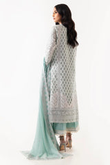Stitched A-line Embroidered Shirt + Culotte+ Dupatta sana safinaz