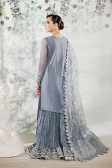 Grey Dress 3 piece - RTW1019 alizeh