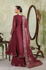 Maroon Dress 3 piece - RTW1022 alizeh